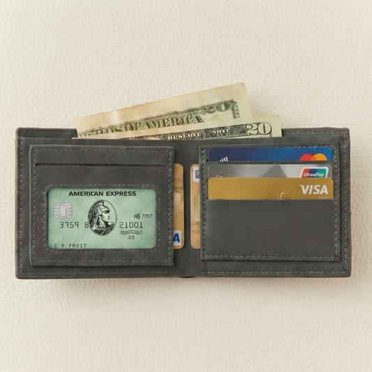 Slate Bi-Fold Wallet