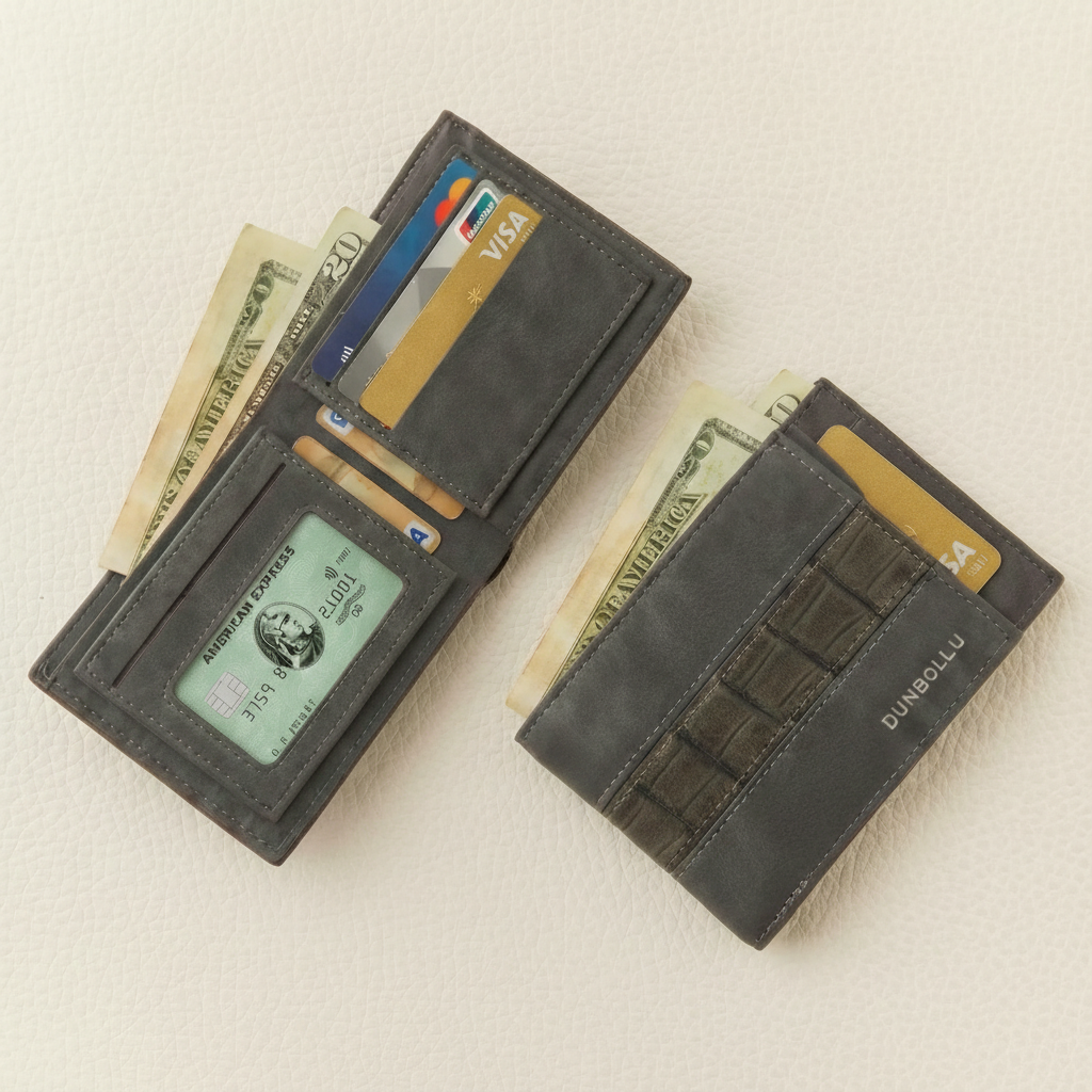 Slate Bi-Fold Wallet